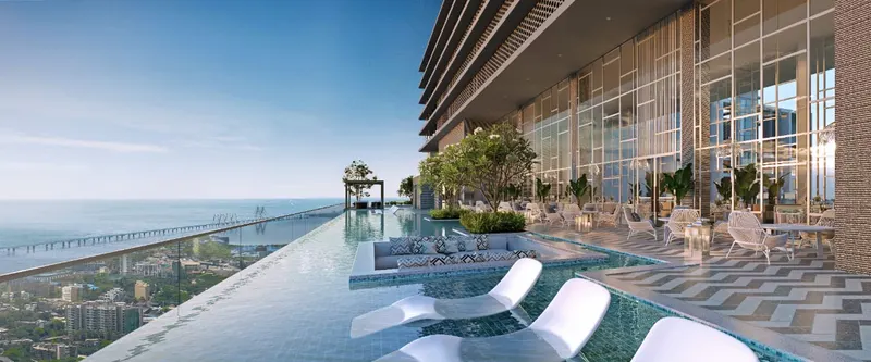 Luxury flats in Worli, Mumbai — Raheja The Rivière